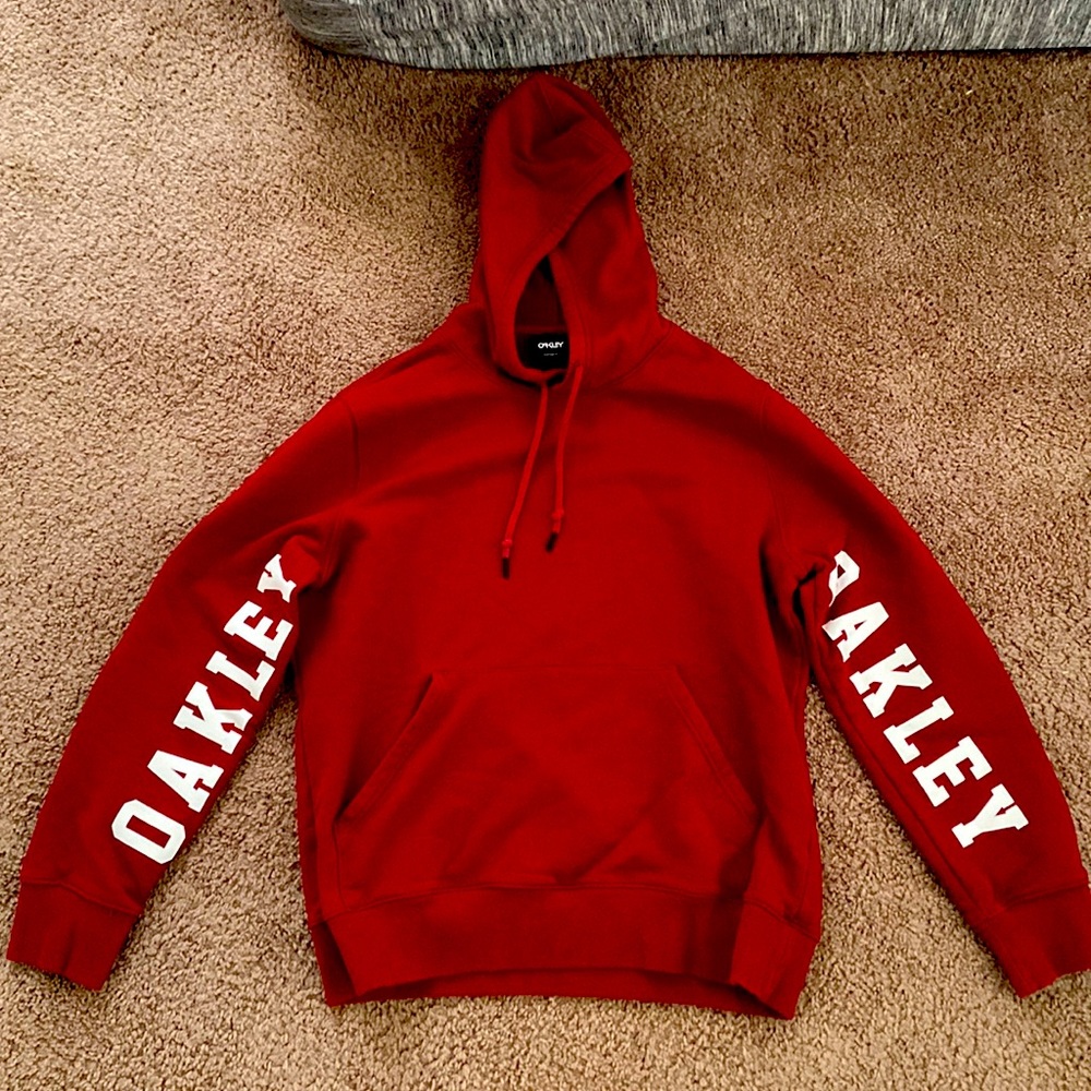 Mens Oakley XL red hoodie